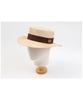 Yunibeosyeolkemiseuteuli Brown Line Bau Flat Fedora Panama Hat