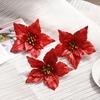 Colorful Christmas Tree Party Decor Pack of 10 Christmas Flower Baubles