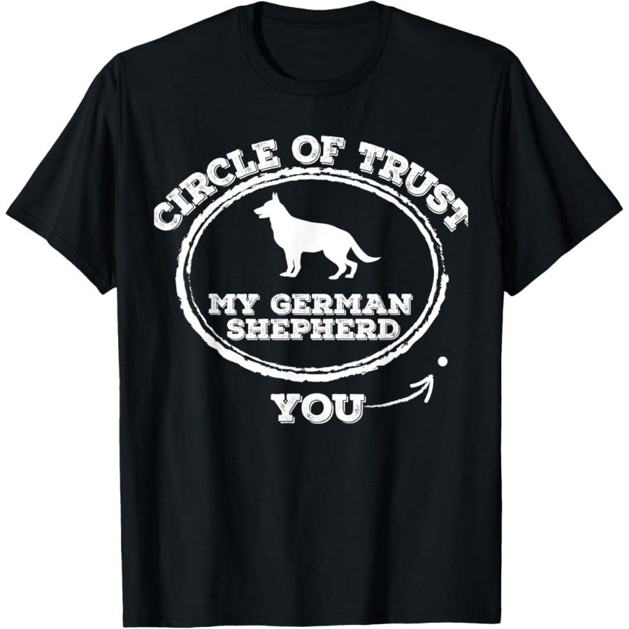 

Circle Of Trust Funny German Shepherd T-shirt T-Shirt XXXXXL чорний