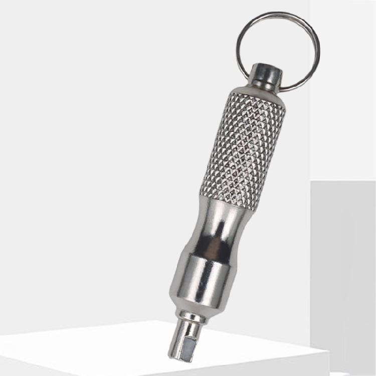 Practical Convenient Lightweight Tire Valves Wrench Keychain Disassembly Tool Suitable For Quick Access During Long Trip