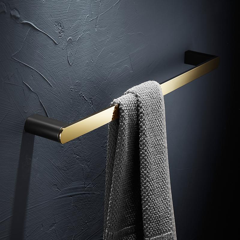 Bath Hardware Sets Gold Brushed Bath Cup&Tumbler Holders Europe Toilet Brush Holder Towel Bar Paper Holders Cloth Hook WF-25000