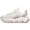 New Zhou White 2.0 Cushioning Low Top Chunky Sneakers Women's White Gray 922218883-2