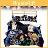 Bedding Demon Slayer Set Anime Bed Linen Single Queen King Duvet Sets Cover