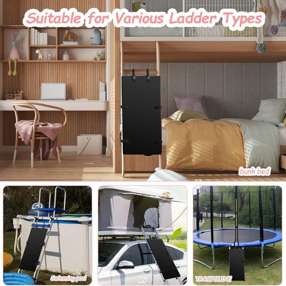 Soft Padding Bunk Bed Blocker Climbing Prevention Safety Cover Bunk Bed Ladder Cover  Baby Safety