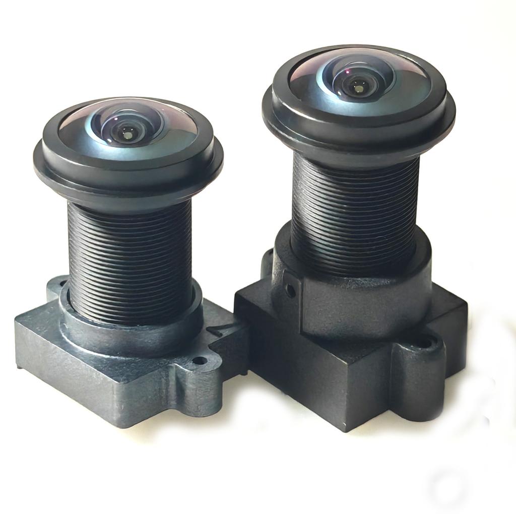 1.37mm F1.6 200° Ultra Wide Angle M12 Fisheye Lens OKS-3058-A69-650IR  Waterproof for 5MP 4K 360° Panoramic Car ADAS CCTV Camera