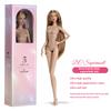 New 2Nd Gen  32Cm Supermodel Doll White Dark Skin Straight Hair Curly Hair 1/6 Diy Doll Toy Fashion Model Collectible Gift