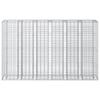 Gabion Raised Bed Set 3 Pcs Silver 250 X 50 X 150 Cm