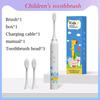 Child's Sonic Electric Toothbrush USB Charging Ultrasonic Clean With Replacing brush head Cartoon Lovely Children's brush Kid's