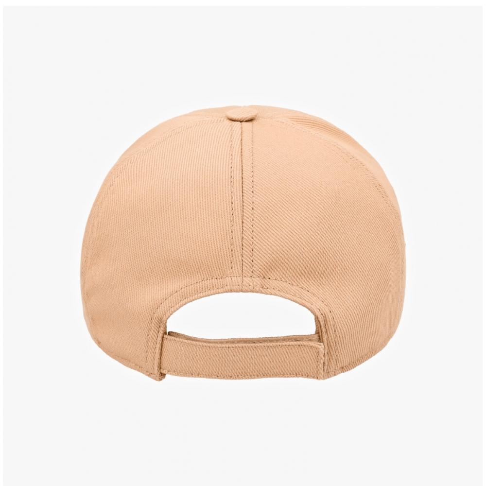 Miumiu Logo Bestickte Drill Baseballkappe 5hc179 Acq1 F03rg