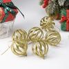 6pcs New Plastic Christmas Ball 6cm DIY Xmas Tree Charm Reusable Xmas Tree Ornament New Year