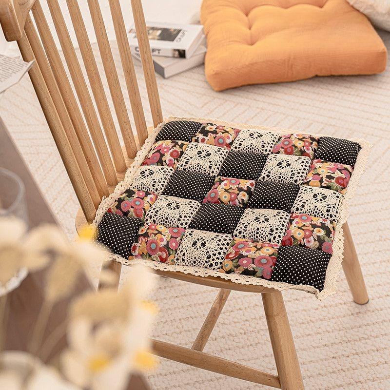 Lace Non-Slip Chair Cushion Pad for Dining and Living Room