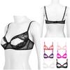 Sexy spodní prádlo pro ženy Hollow Out Bez drátěná Podprsenka Bez podšívky Průsvitná krajka Květinové Triangle Bralette Tops