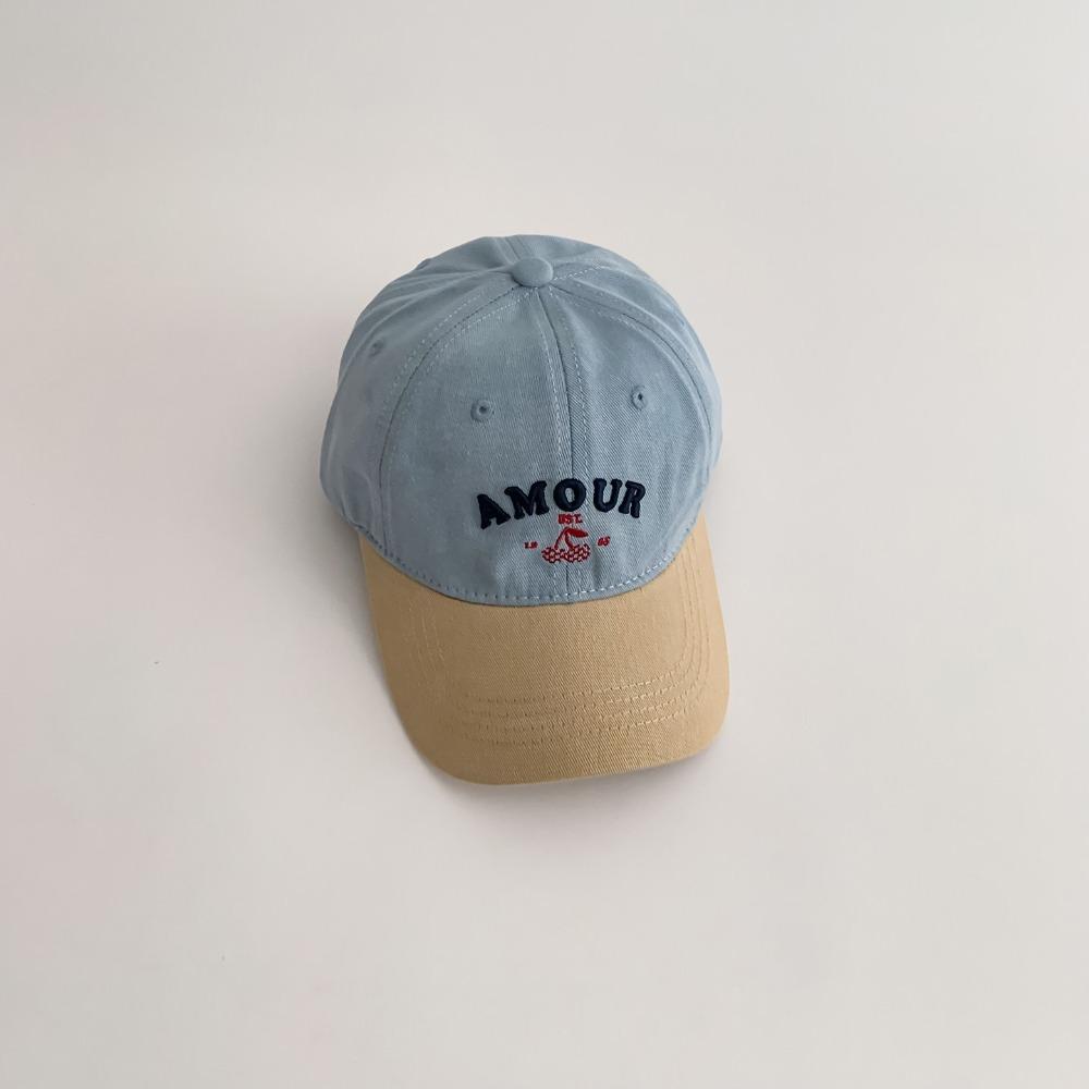 Multicolor Children Baseball Cap Letter Embroidered Sun Hat Duck Tongue Hat Outdoor Activities
