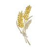 Delicate Wheat Ear Brooch High-End Women'S Light Luxury Niche High-End Design Corsage Temperament Coat Pin Accessories