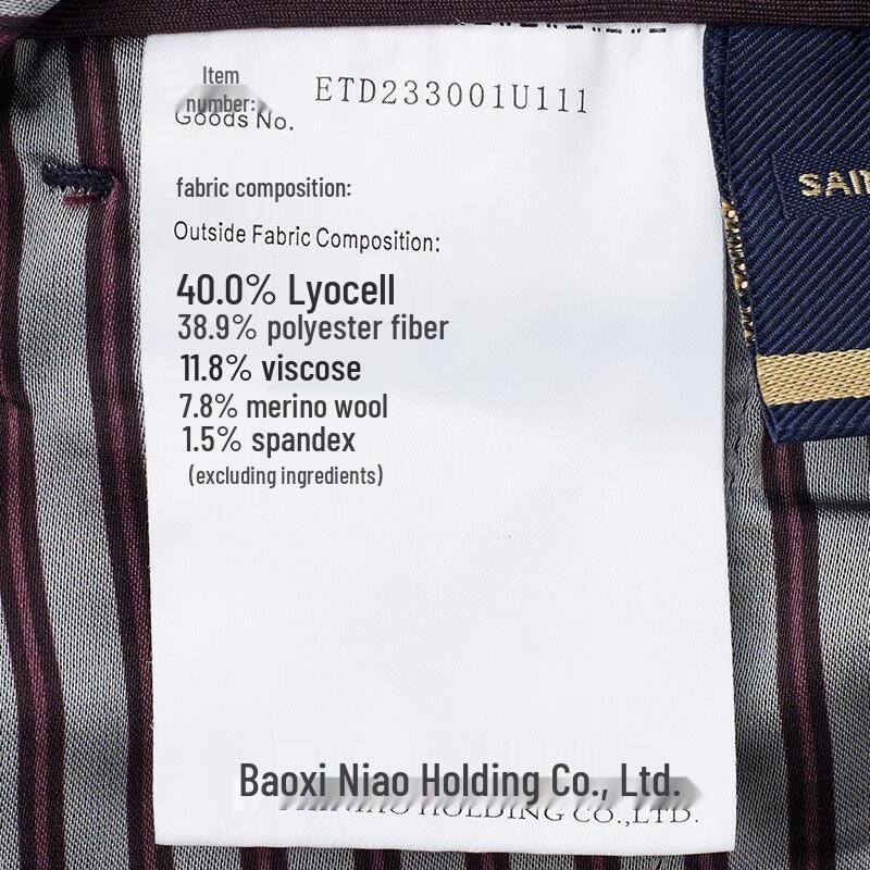 Baoxiniao Men's Business Casual Straight-Leg Trousers