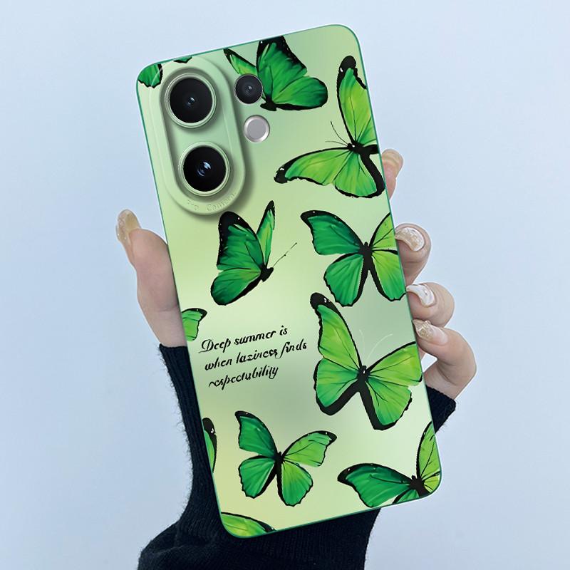 For Vivo V60 Phone Case V2511 Cover Fashion Simplicity Flowers Soft Liquid Silicone Shell For Vivo V 60 VivoV60 5G 2025 Fundas