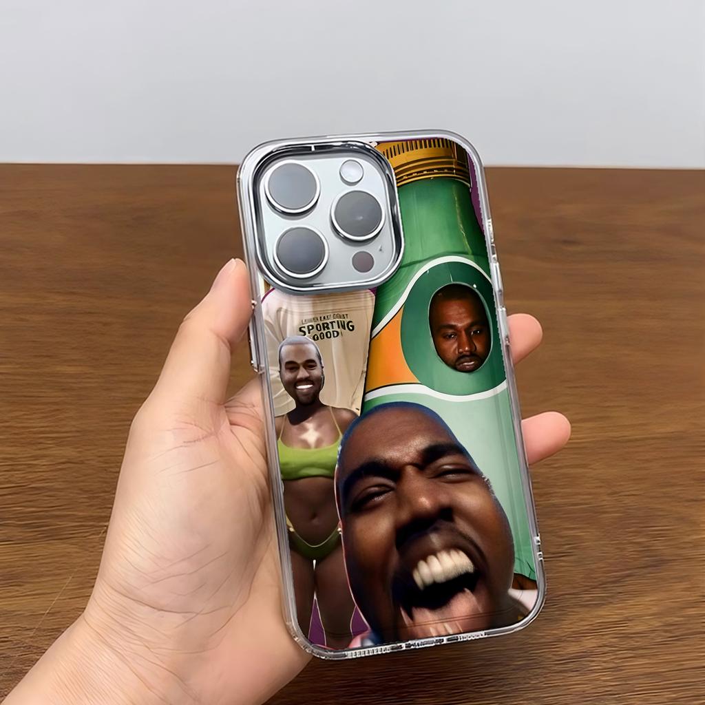 Funny  cartoon Kanye West YE Phone Case For Google Pixel 10 9 8 7 8A 9A XL Pro 4G 5G Transparent Soft Silicone TPU Back Cover