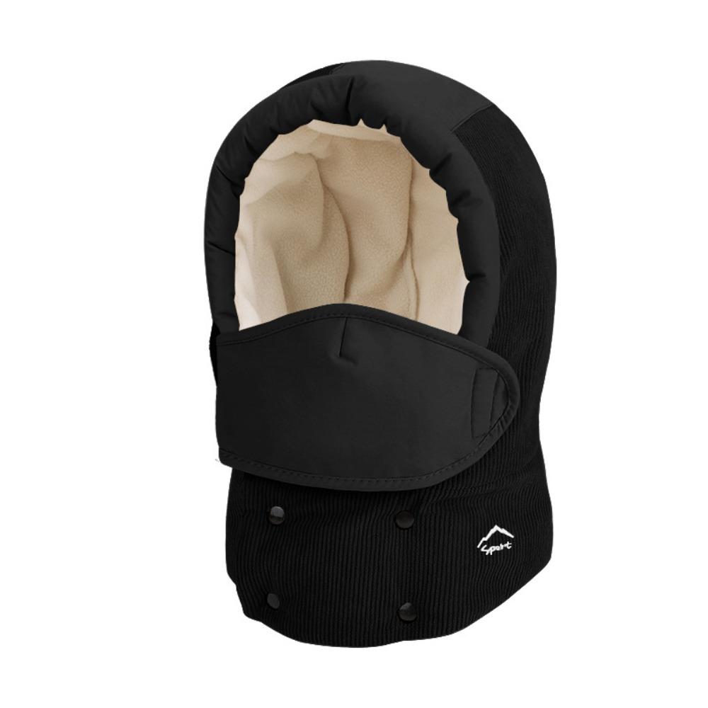 

Anti Fog Riding Lei Feng Hat Removable Mask Warm Ski Hat Casual Winter Mask Hat Winter чёрный