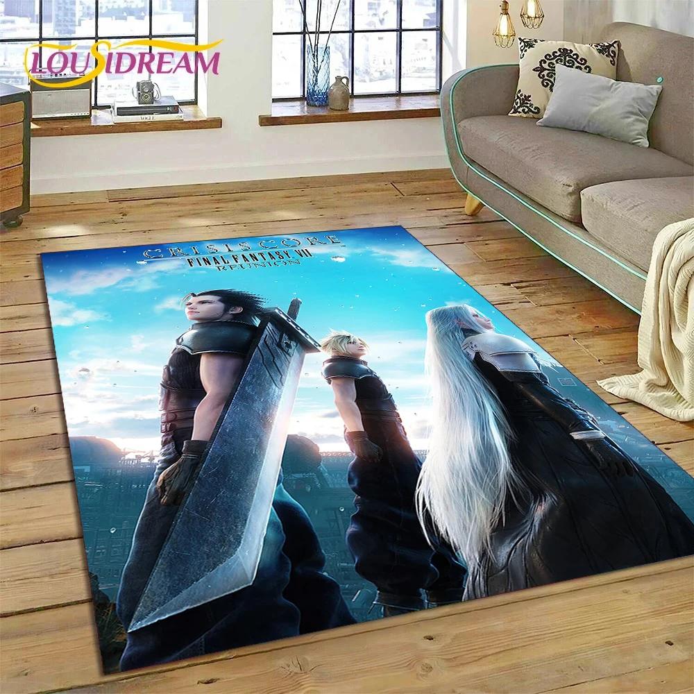 Final Fantasy Series Games Cartoon Carpet Rug for Bedroom Living Room Home Sofa Decoration,Children Game Large Decor Floor Mat