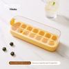 Press-type Silicone Ice Tray Mold Household Small Freezing Ice Cube Mold Easy Release Ice Cube Tray