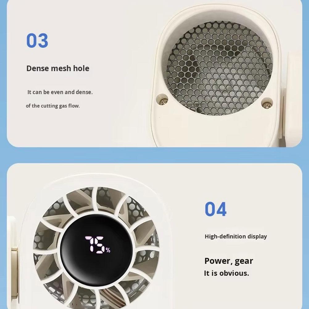 High Speed Small Fan Clip Fan Fan Infinite Speed Regulation 100 Speed Waist Hanging Fan Speed Portable Air Cooler