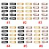 10Pcs Double-grip Hair Clips Metal Snap Barrettes Hair Styling Tools for Women Girls Hair Accessories
