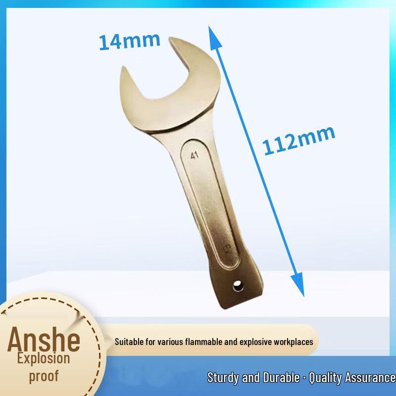 Chiqi Explosion-Proof Copper Alloy Striking Open-End Wrench