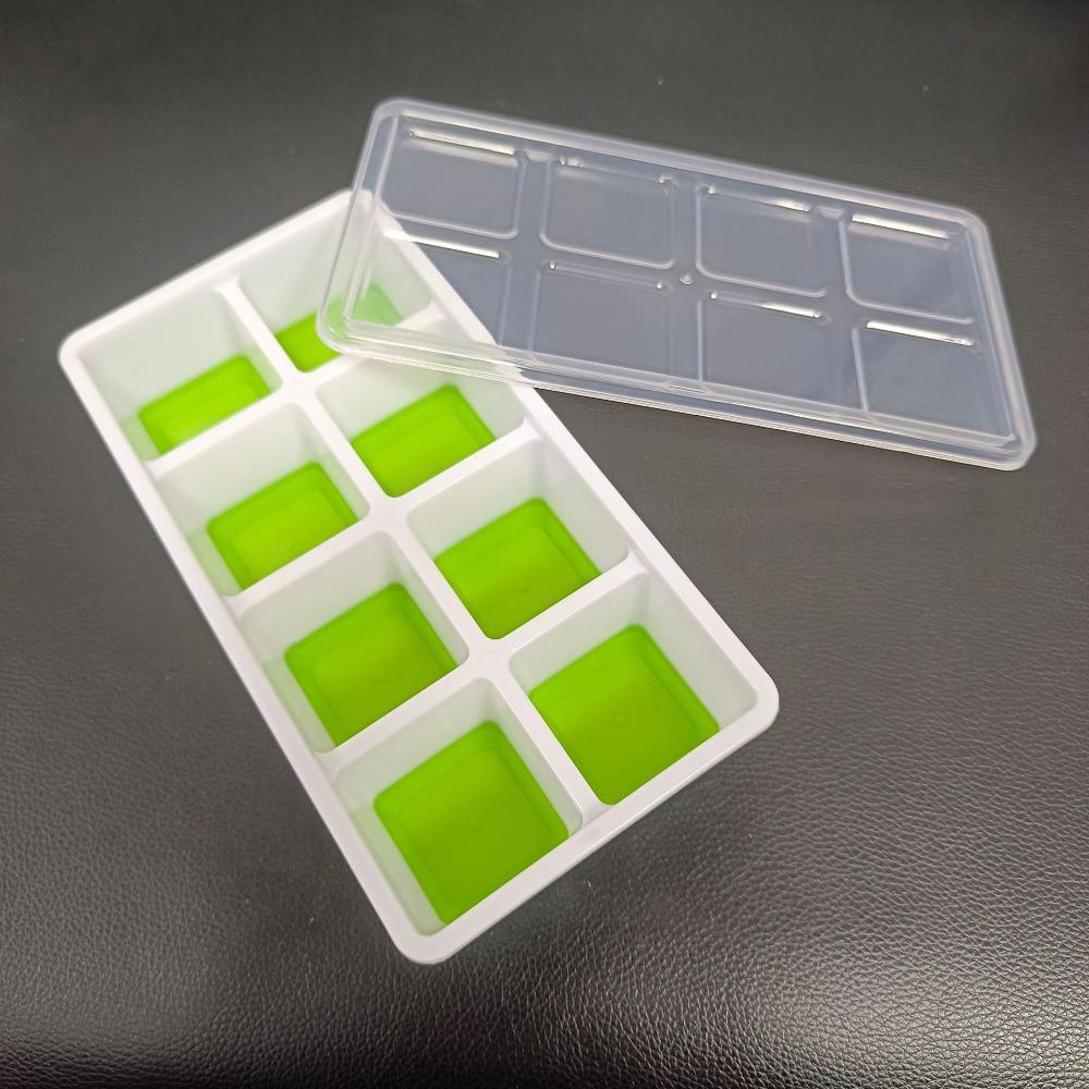 Silicone Ice Cube Trays,Square Big Silicone Ice Cube Moulds Set for Freezer Container,Reusable BPA Free Ice Cube Molds Maker for Whiskey
