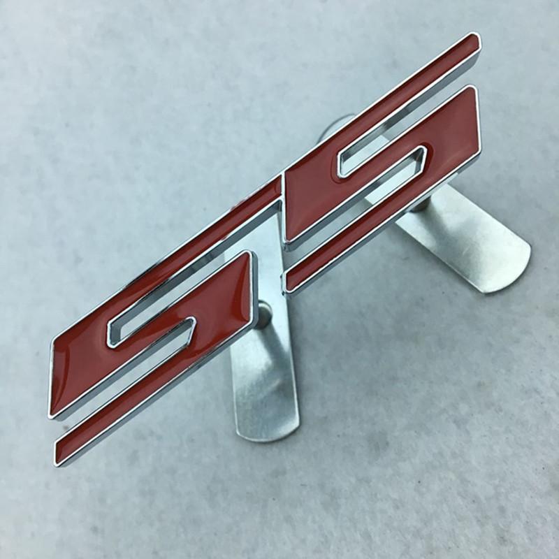 

Нержавеющая сталь 3D Металлическая Наклейка-Эмблема на Решетку Радиатора Капота Автомобиля Для Значка красный