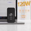 120W GaN Charger with EU/UK Plugs - 65W Ultra-Fast Charging for Laptops