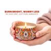 RIS Aroma Glass Jar Candle Set of 4 | Scented Candles Gift Pack