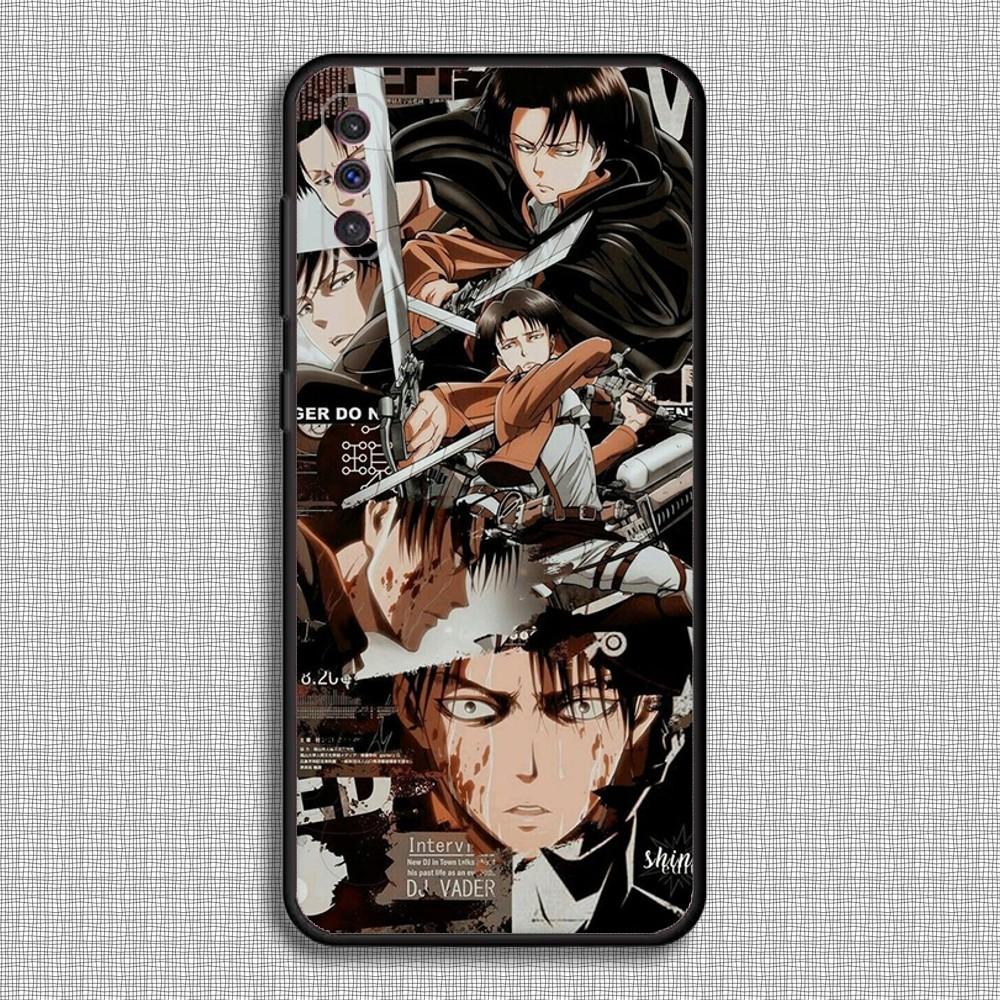 

L-Levi A-Ackerman Phone Case For Samsung S23,23,22,30,21,10,9,Note20 Ultra,Lite,Ultra,5G,Plus,FE,Black Soft Case Samsung S235G