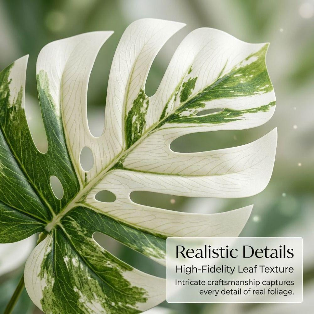 55cm Artificial Plant 12/18 Leaves Fern Plant Bundle Large Size Fake Palm Plant  Wall Decoration