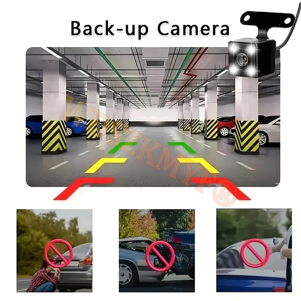 360° Car Dash Cam 4 Channels Video Recorder 1080P Car DVR 3/4 lens Front inside optional Rear View Night Vision Black Box