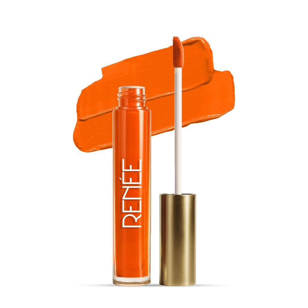 RENEE Sindoor - Orange | Highly Pigmented | Matte Finish | Sponge-Tip Applicator | Water-Resistant | Smudge-Proof | Lightweight & Long-Lasting | Tr