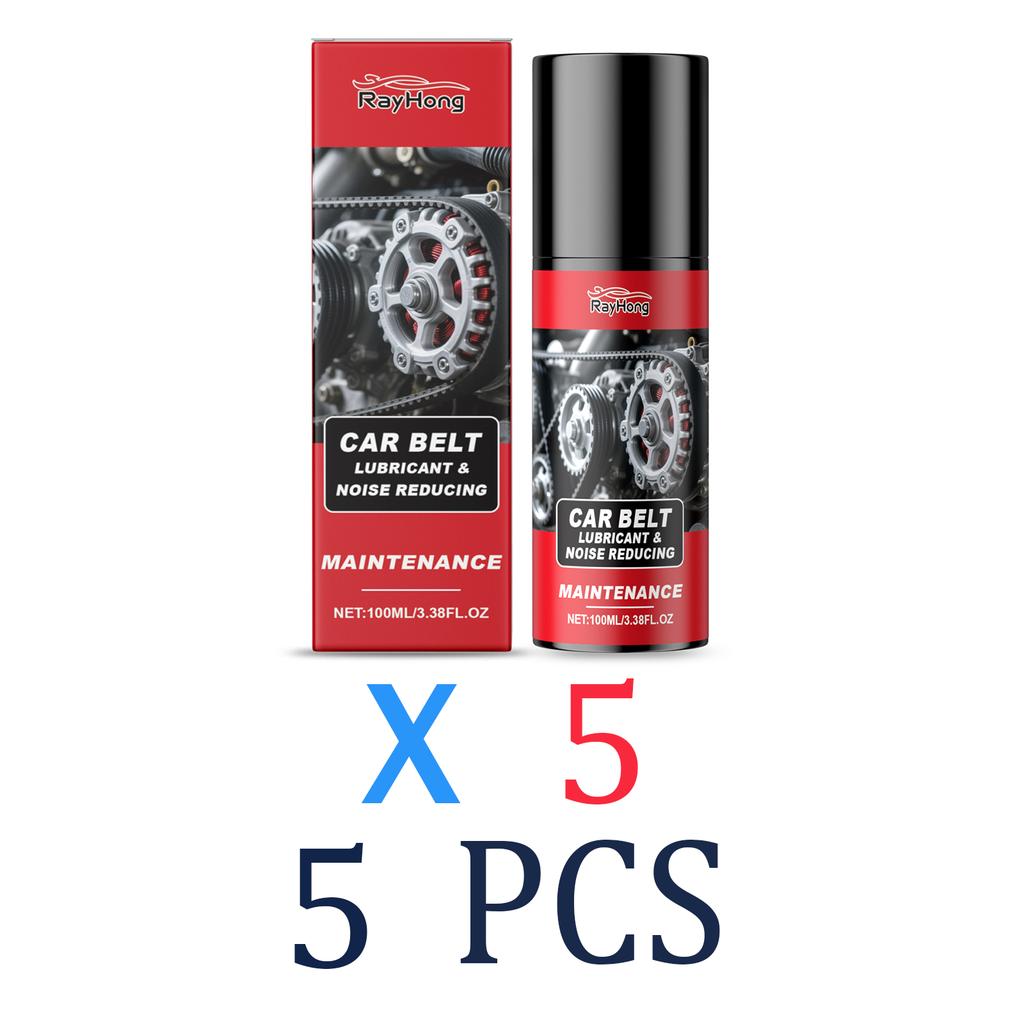 Car Belt Dressing Spray 100ml Stops Squeaks Noise Reducer for Serpentine Belts Anti Slip Lubricant Prevents Cracking Wear