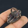 Amethyst Gemstone Copper Wire Wrapped Handmade Jewelry Ring For Gift