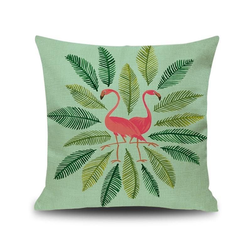 Flamingo Pillow Cushion Living Room Home Office Sofa Pillow Case Does Not Include Core Square Large Pillow Premium 45X45cm without pillow core 990₽