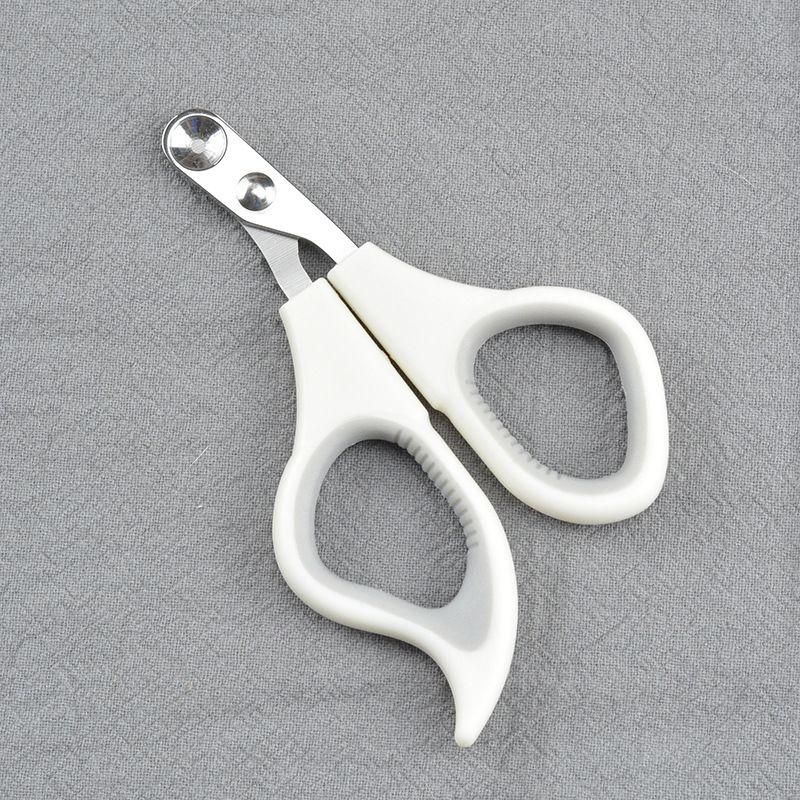 

Cat round Hole Nail Scissors Dedicated Fantastic Net Pet Supplies Novice Anti-Cut Blood Line TikTok Same Cat and Cat Small Blind Scissors Gray