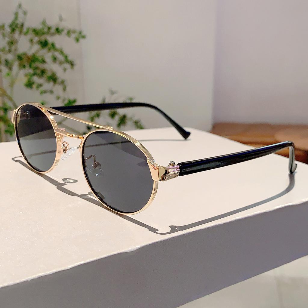 Ins Brand Oval Shades Fashion Candy Color Decor Ladies Sunglasses High Quality Pink Trends Sunglasses for Hiking Beach