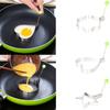 Stainless Steel Pancake Mould Heat Resistance Cooking Fried Egg Ring Waterproof Prototyping Bento Kitchen Gadget