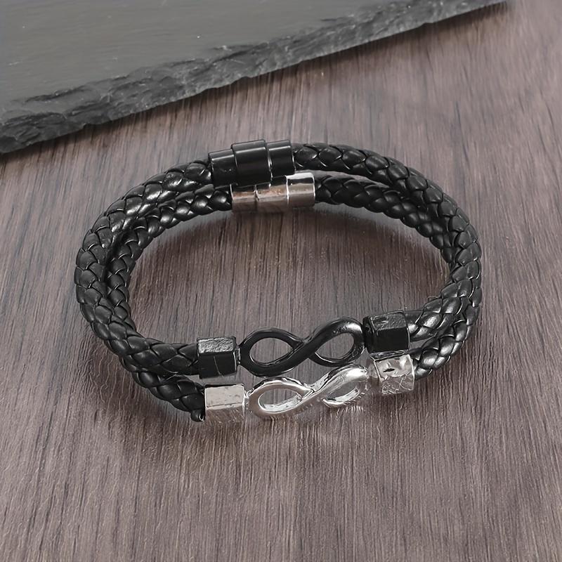 New High Quality Unlimited Symbol Bracelet Punk Style Men's Handstring Bracelet