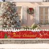 Christmas Nutcracker Couplets Door Curtain Flags | Festive Porch Decor