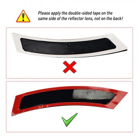 2X Front Bumper Side Reflector Marker Light Fits BMW 328I/Xi 335I E93 2007-2013
