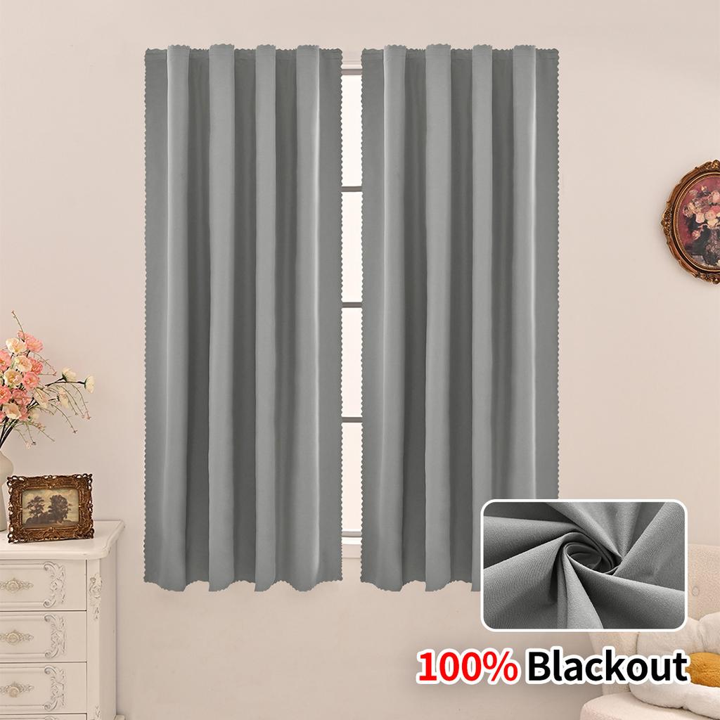 South East Asia Velcro Chunya Spinning Full Blackout Curtains Sunscreen Finished Curtains