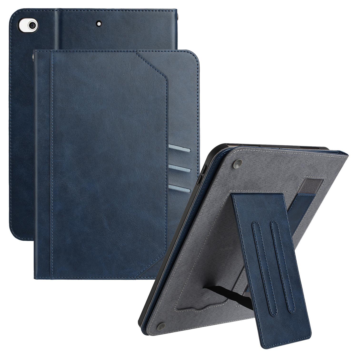 

For iPad 10.2 (2021)/(2020)/(2019)/Air 10.5 inch (2019)/iPad Pro 10.5-inch (2017) Wallet Case Auto Wake/Sleep Leather Flip Tablet Cover Blue