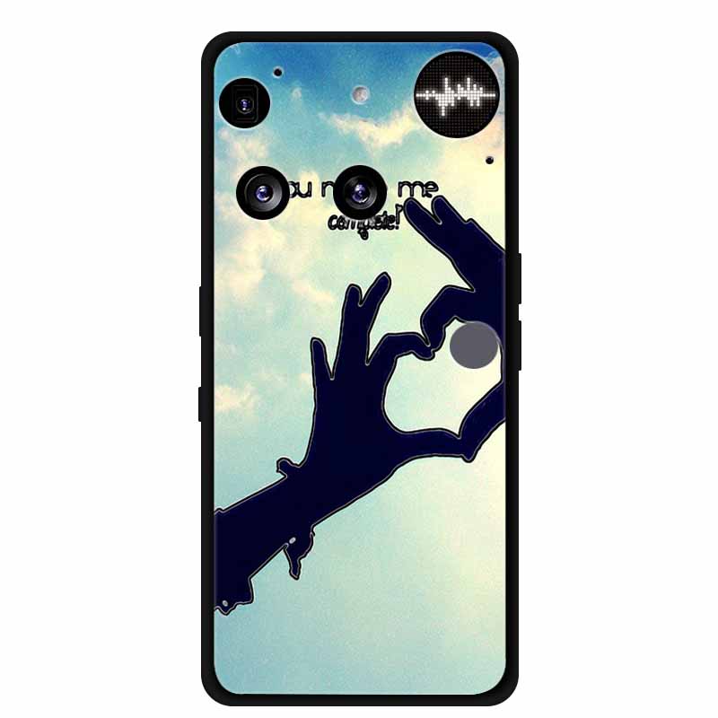 Flowers Case For Nothing Phone 3 Phone3 Soft Silicone Phone Cover Funda Black TPU Protective Bumper Coque for Nothing Phone (3)