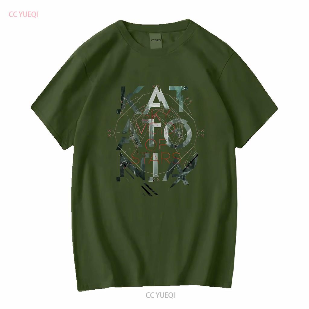 Ny Katatonia Sky Void of stars Män Svart Alla storlekar skjorta ND1758 långärmad vintage Tvättad Andningsbar Casual Lätt homme