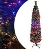 VidaXL Artificial Slim Christmas Tree and Stand Christmas Tree Decoration Christmas Garden Patio Backyard Outdoor 120 Cm 328443