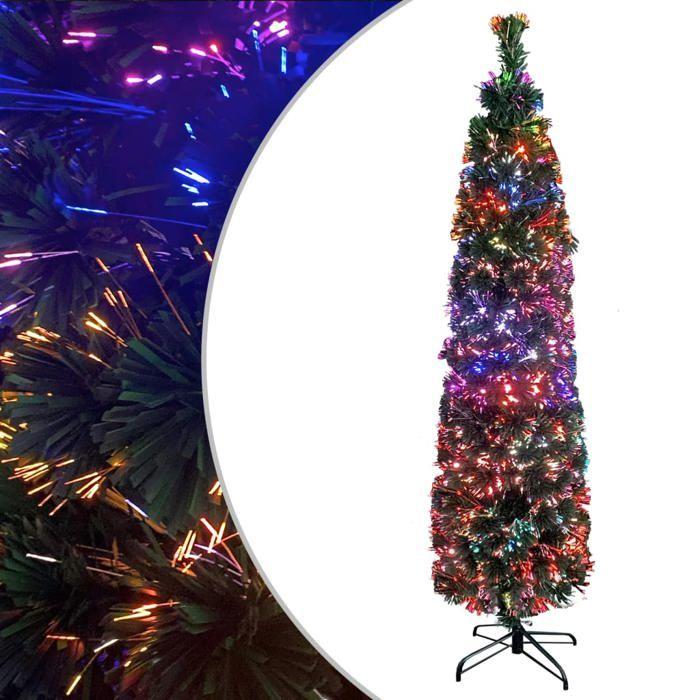 VidaXL Artificial Slim Christmas Tree and Stand Christmas Tree Decoration Christmas Garden Patio Backyard Outdoor 120 Cm 328443